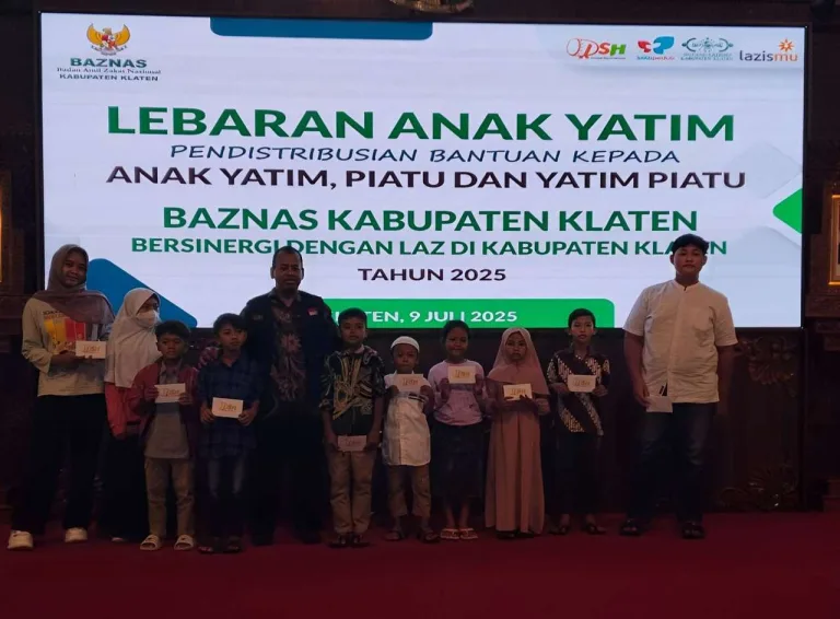 Kolaborasi Salurkan Santunan untuk 300 Anak Yatim se-Kabupaten Klaten