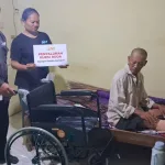 Salurkan Wakaf Kursi Roda untuk Tentrem, Penyintas Amputasi di Gantiwarno
